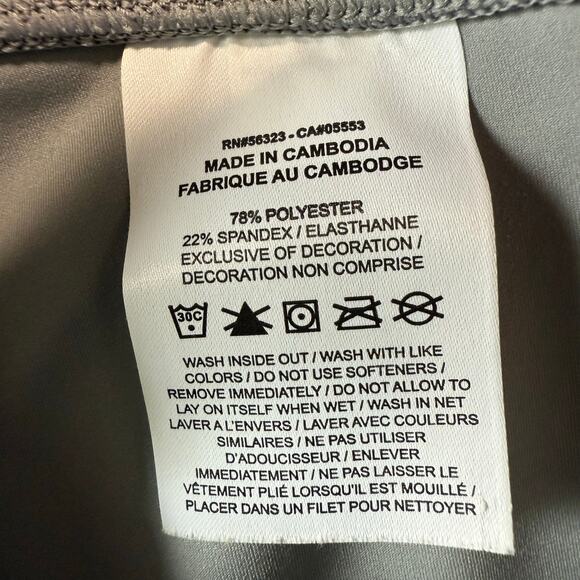 Nike Dri-FIT Grey Yoga Leggings Women’s XS Stretch High Waist Athletic Pants - Picture 6 of 9